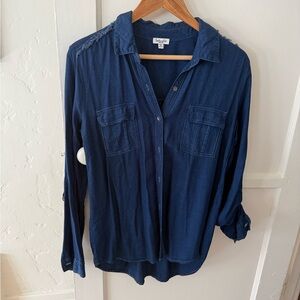 Splendid Deep Navy Utility Shirt